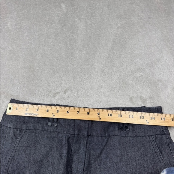 Sandro Sportswear Cotton Blend Stretch Jeans Wide Bootcut Leg Black Jeans Size 6 - Picture 5 of 14